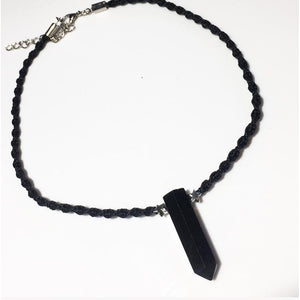 Black Tourmaline Protection Choker - Lost Cosmos