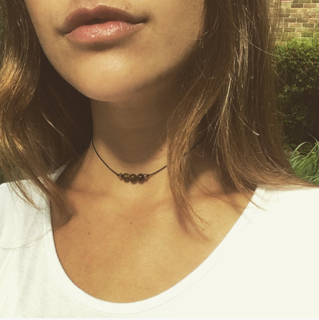 Tigers Eye Crystal Choker