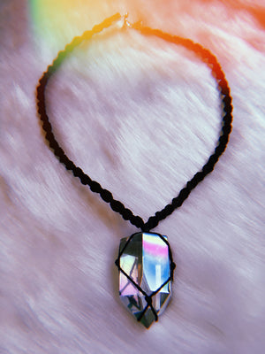 Angel Aura Quartz Choker