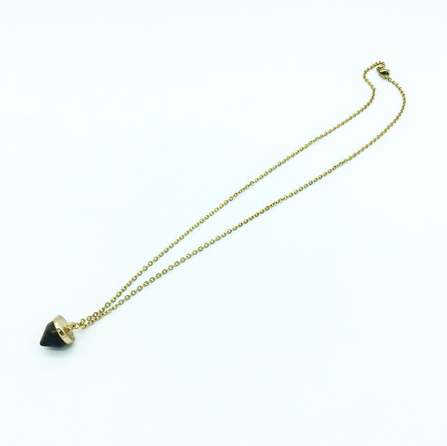 Tiger's Eye Droplet Necklace