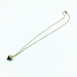 Tiger's Eye Droplet Necklace