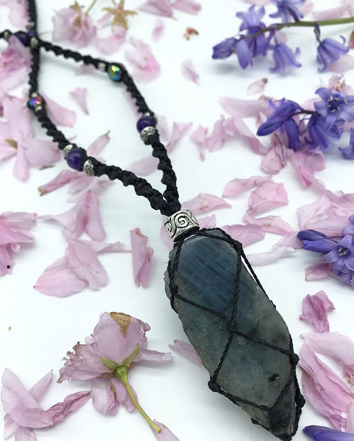 Labradorite Transformation Pendant