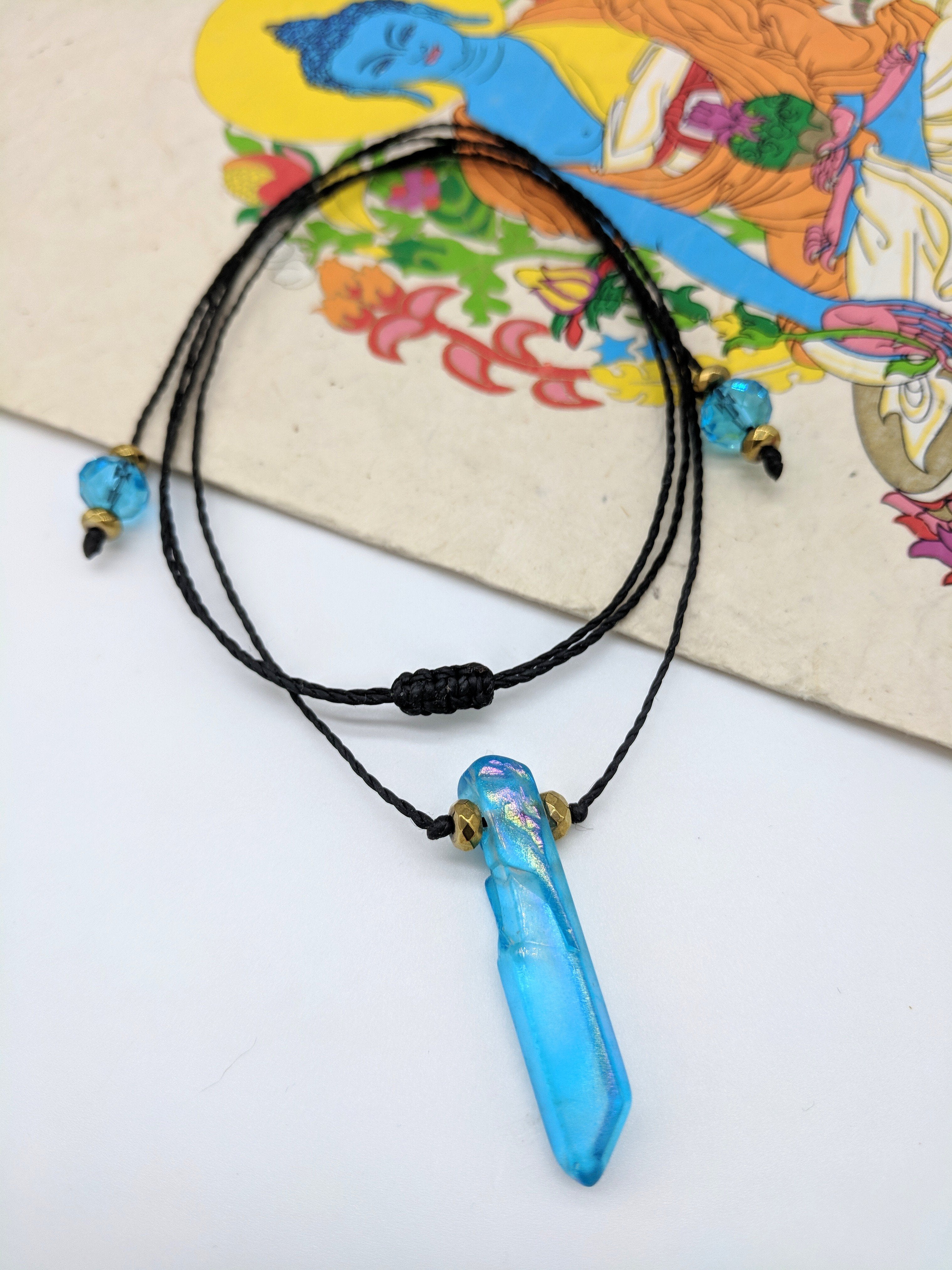 Aqua Aura Cosmic Choker