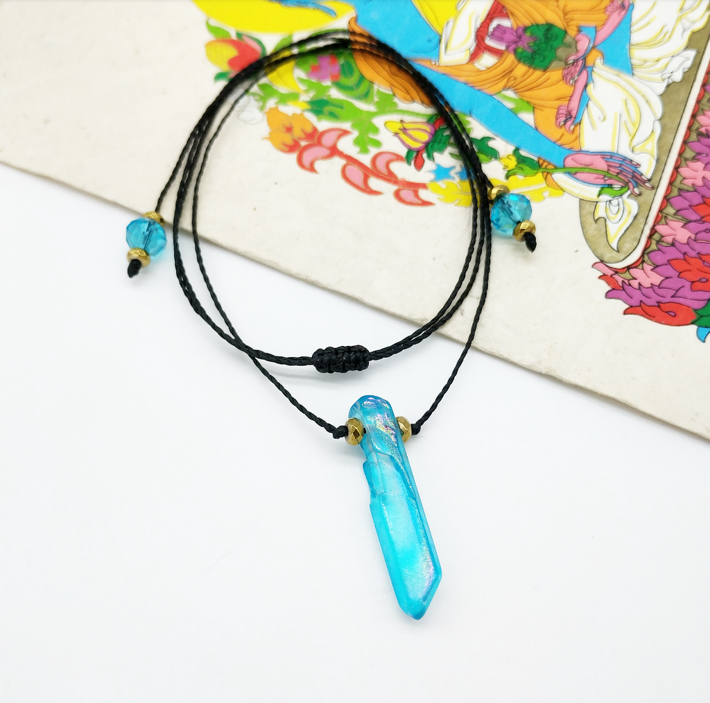 Aqua Aura Cosmic Choker