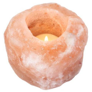 Himalayan Rock Salt Candle Holder-lifestyle-Lost Cosmos