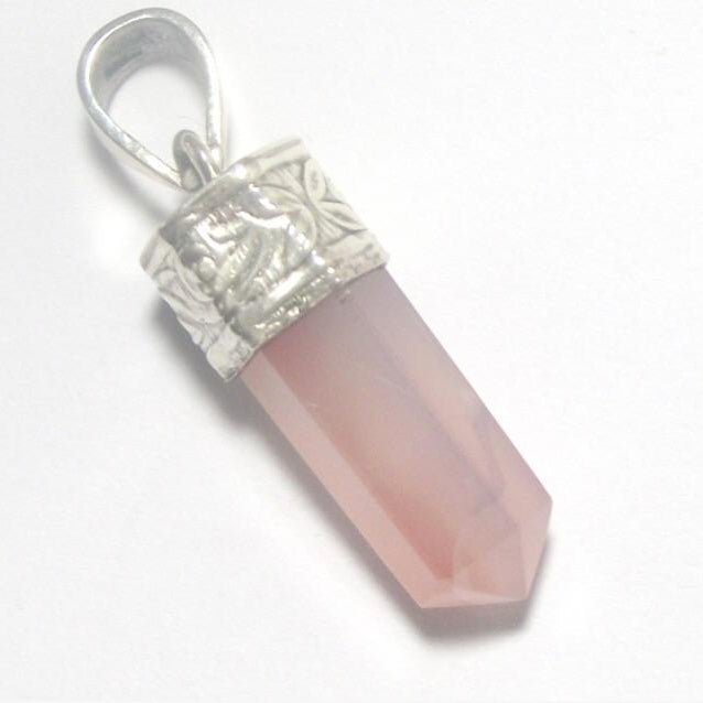 Rose Quartz Point Pendant