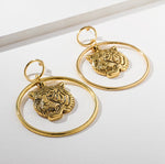 The Golden Tigress Earrings